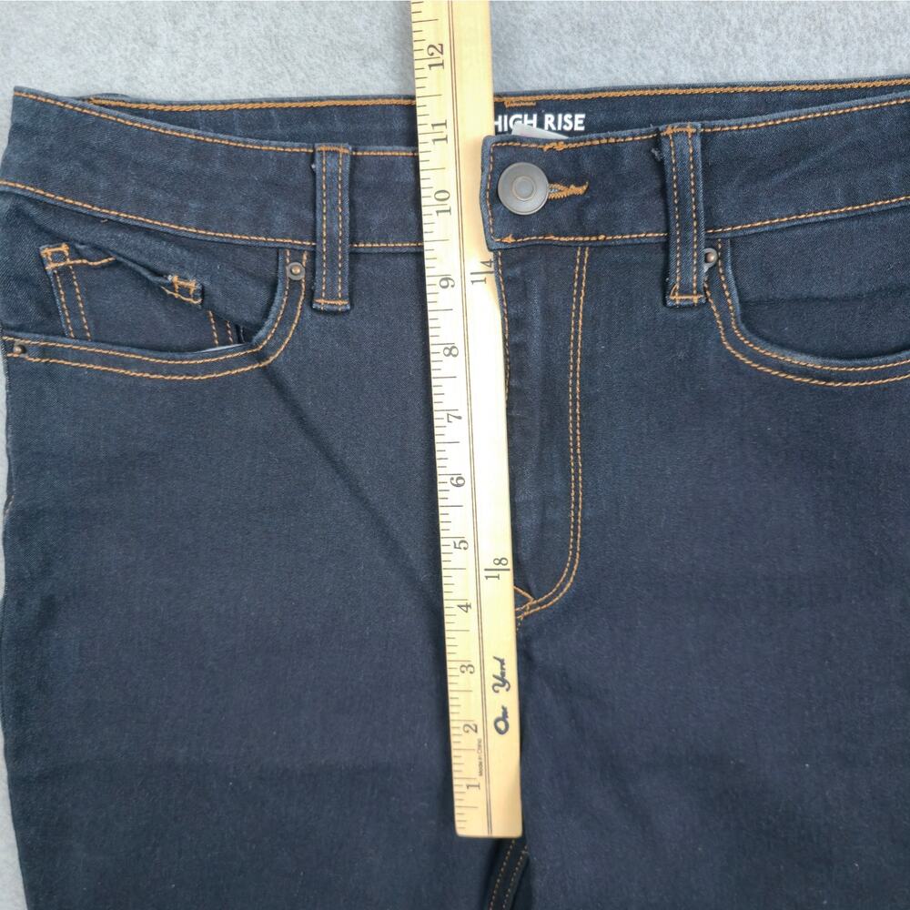 No Boundaries Size 9 Dark Wash High Rise Skinny Jeans 28x27 - Picture 14 of 16